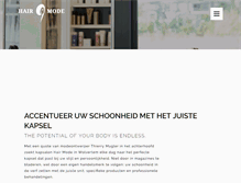 Tablet Screenshot of hairmode.be